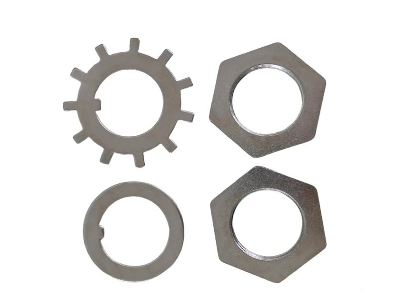 BBMTA Replacement 1-1/2" Trailer Spindle Washer Nut Kit K71-367-00 Fits Dexter 9K 10K GD Round Spindle End Axle - Image 1